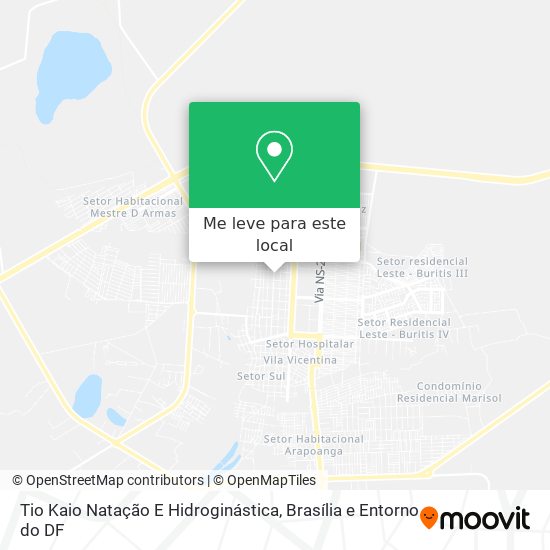 Tio Kaio Natação E Hidroginástica mapa