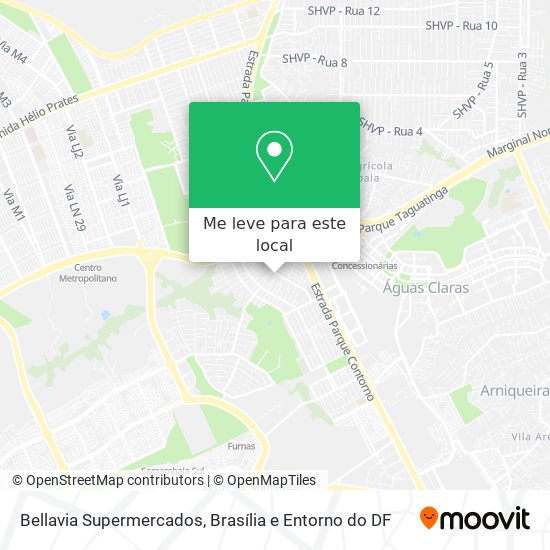 Bellavia Supermercados mapa