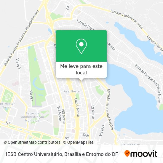 IESB Centro Universitário mapa