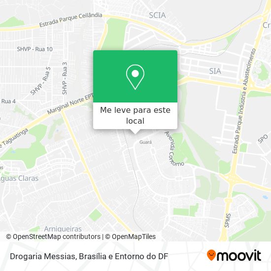 Drogaria Messias mapa