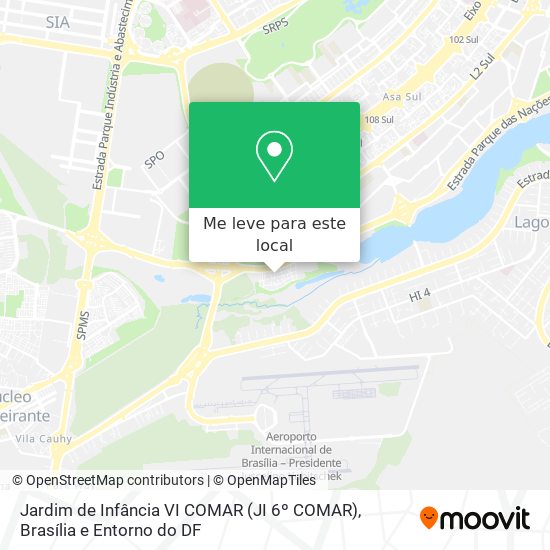 Jardim de Infância VI COMAR (JI 6º COMAR) mapa