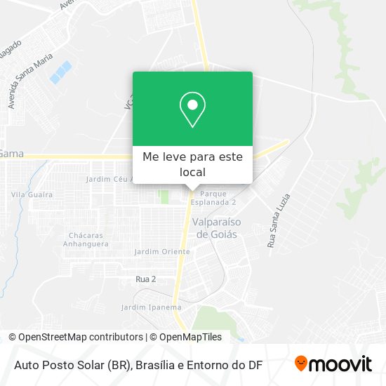 Auto Posto Solar (BR) mapa