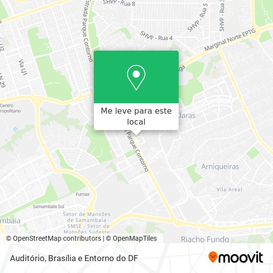 Auditório mapa