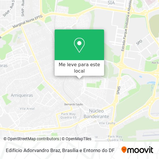 Edifício Adorvandro Braz mapa