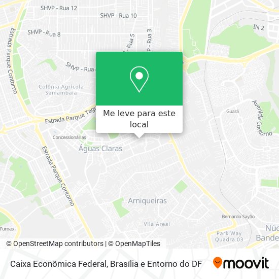 Caixa Econômica Federal mapa