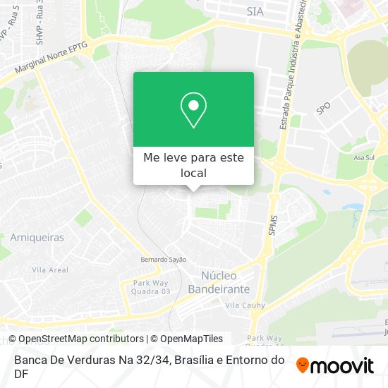 Banca De Verduras Na 32/34 mapa