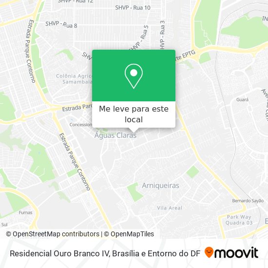 Residencial Ouro Branco IV mapa