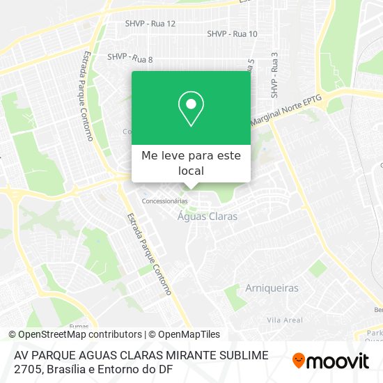 AV  PARQUE AGUAS CLARAS   MIRANTE SUBLIME 2705 mapa