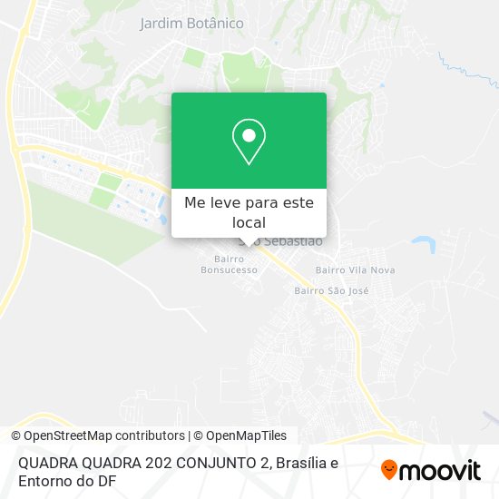 QUADRA QUADRA 202 CONJUNTO 2 mapa