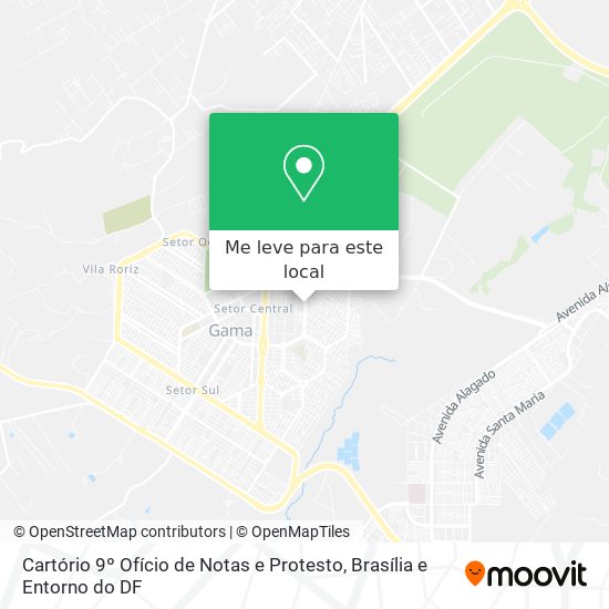 Cartório 9º Ofício de Notas e Protesto mapa