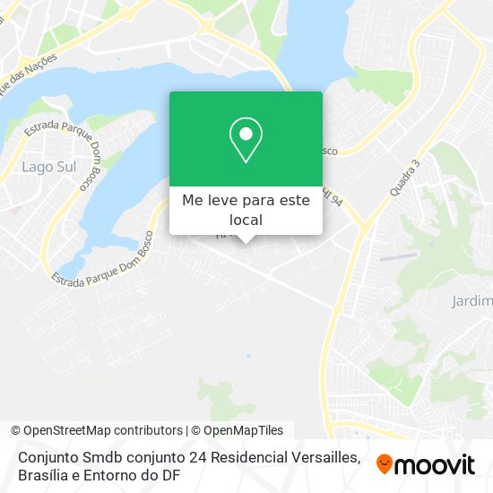 Conjunto Smdb conjunto 24 Residencial Versailles mapa