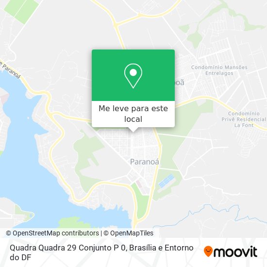 Quadra Quadra 29 Conjunto P 0 mapa