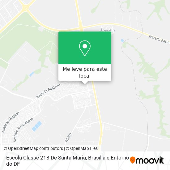 Escola Classe 218 De Santa Maria mapa