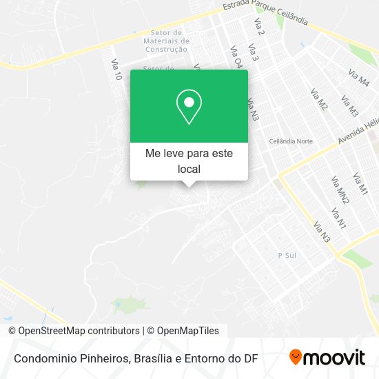 Condominio Pinheiros mapa