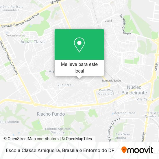 Escola Classe Arniqueira mapa
