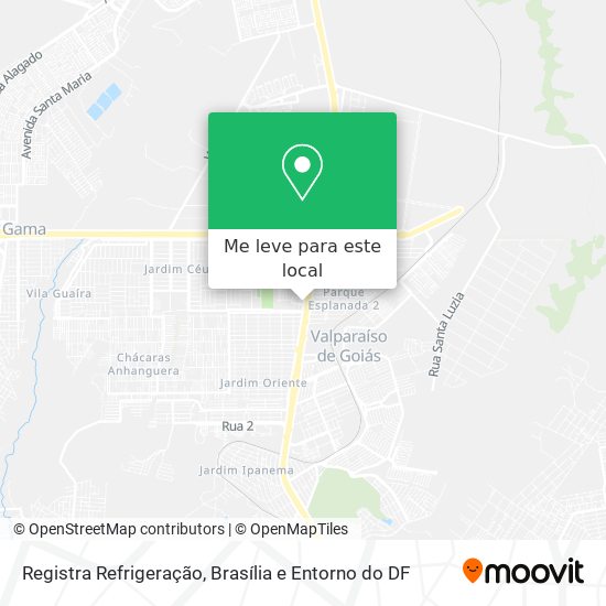 Registra Refrigeração mapa
