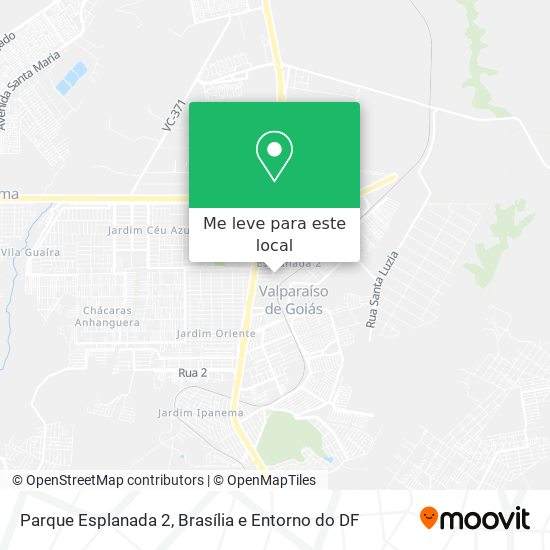 Parque Esplanada 2 mapa