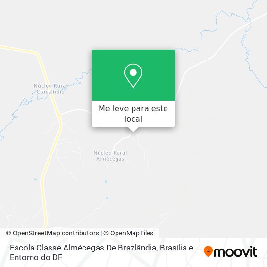 Escola Classe Almécegas De Brazlândia mapa