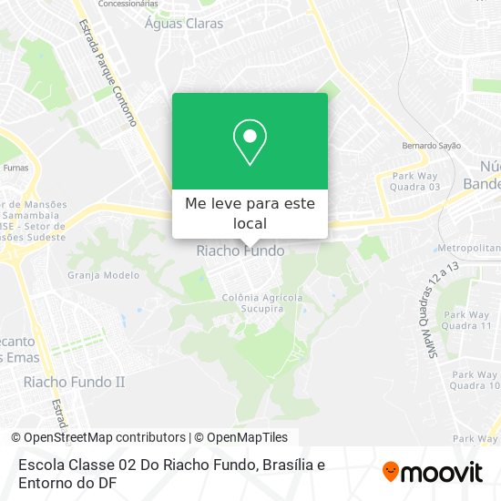 Escola Classe 02 Do Riacho Fundo mapa