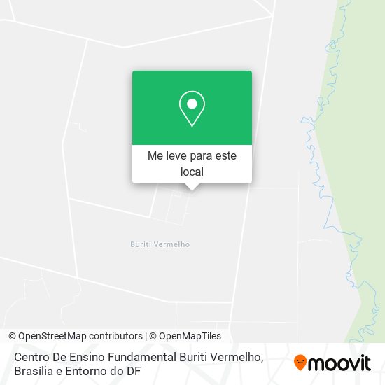 Centro De Ensino Fundamental Buriti Vermelho mapa