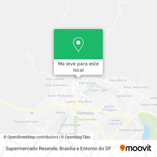 Supermercado Resende mapa