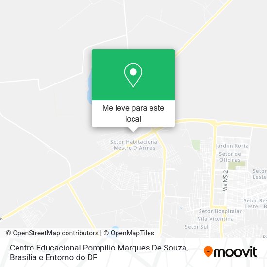 Centro Educacional Pompilio Marques De Souza mapa