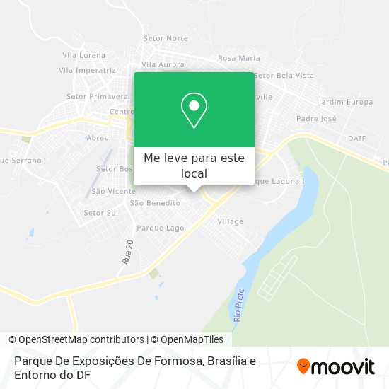 Parque De Exposições De Formosa mapa