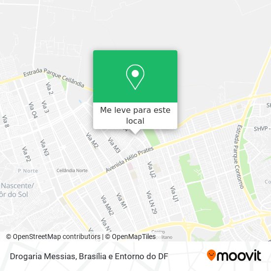 Drogaria Messias mapa