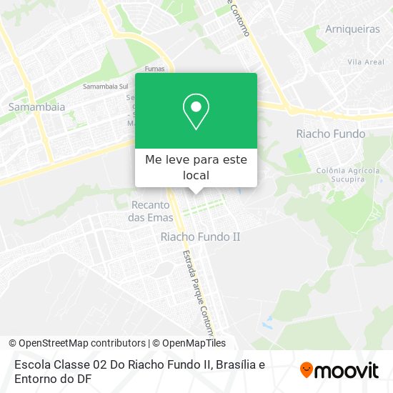 Escola Classe 02 Do Riacho Fundo II mapa