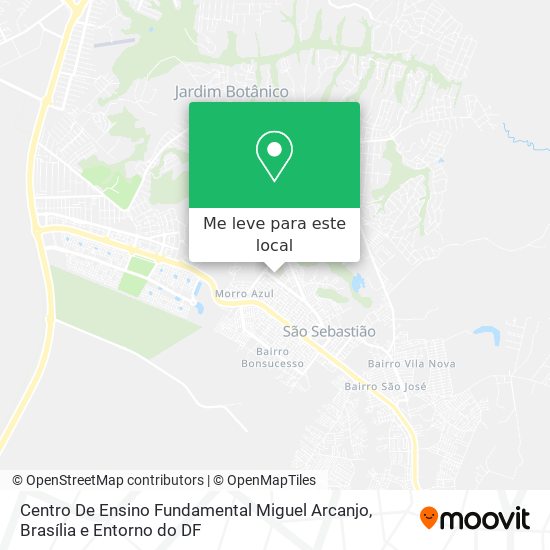 Centro De Ensino Fundamental Miguel Arcanjo mapa