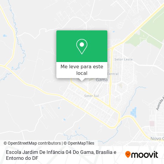 Escola Jardim De Infância 04 Do Gama mapa