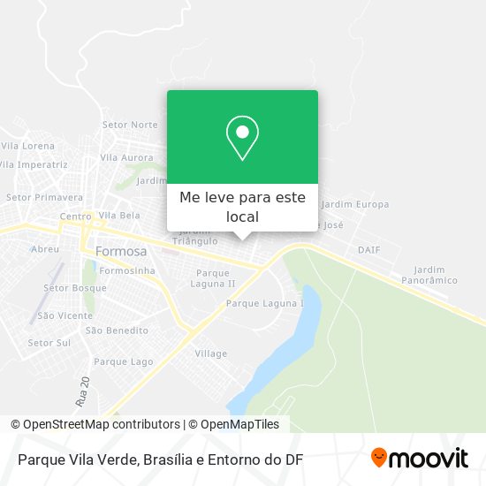 Parque Vila Verde mapa