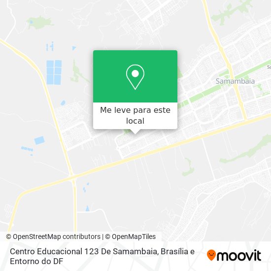 Centro Educacional 123 De Samambaia mapa