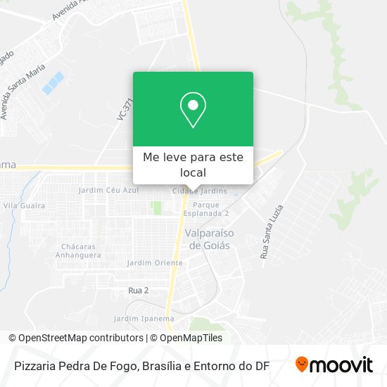 Pizzaria Pedra De Fogo mapa