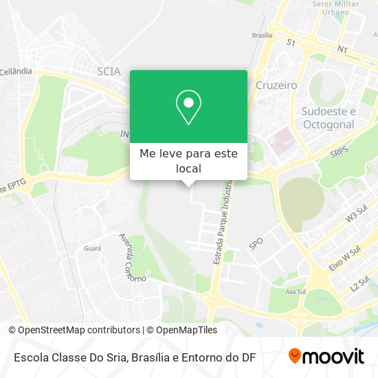 Escola Classe Do Sria mapa