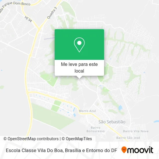 Escola Classe Vila Do Boa mapa