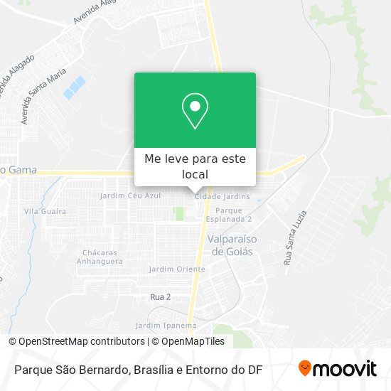Parque São Bernardo mapa