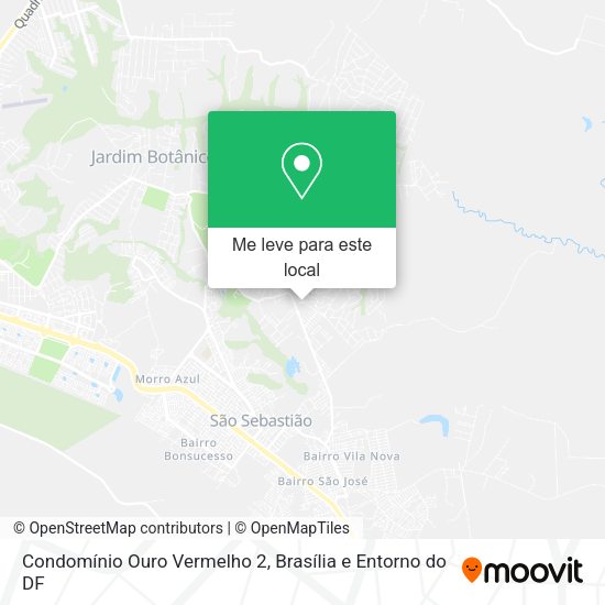 Condomínio Ouro Vermelho 2 mapa