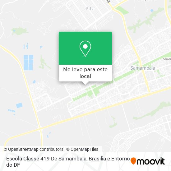 Escola Classe 419 De Samambaia mapa