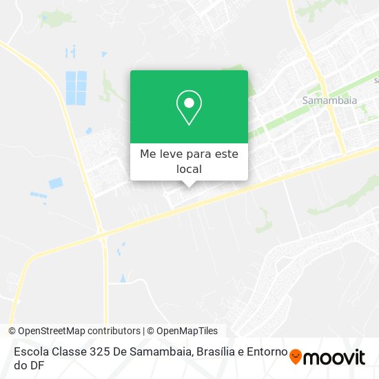 Escola Classe 325 De Samambaia mapa