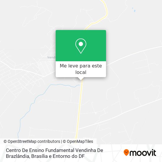 Centro De Ensino Fundamental Vendinha De Brazlândia mapa