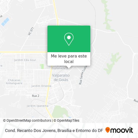 Cond. Recanto Dos Jovens mapa