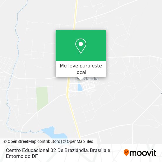 Centro Educacional 02 De Brazlândia mapa