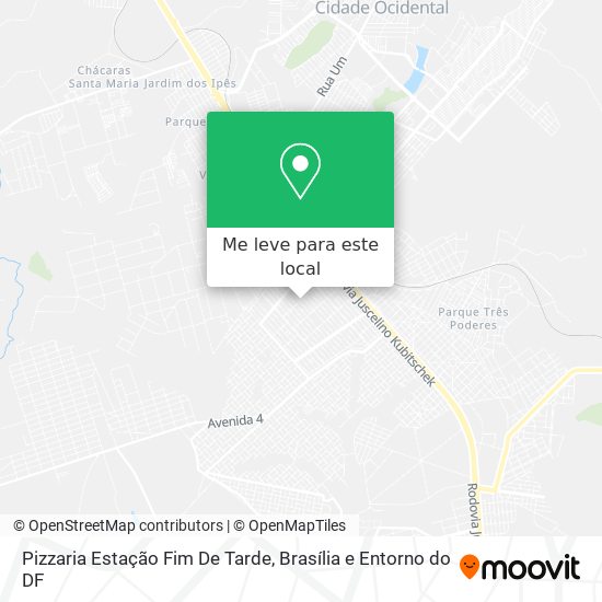 Pizzaria Estação Fim De Tarde mapa