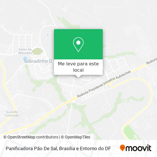 Panificadora Pão De Sal mapa