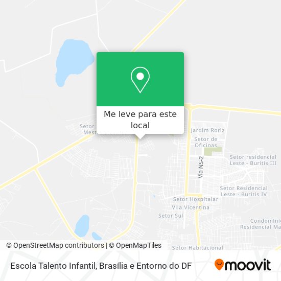 Escola Talento Infantil mapa