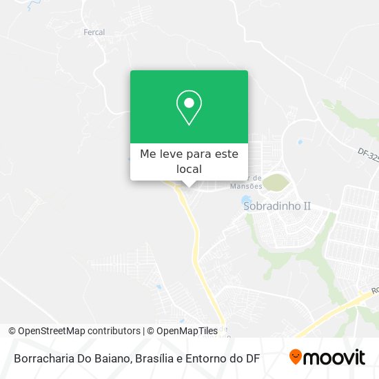 Borracharia Do Baiano mapa