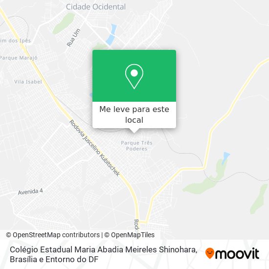 Colégio Estadual Maria Abadia Meireles Shinohara mapa