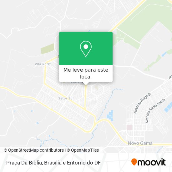 Praça Da Bíblia mapa