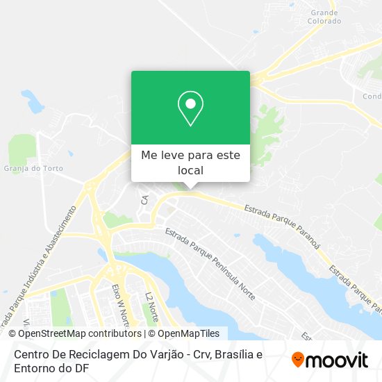Centro De Reciclagem Do Varjão - Crv mapa